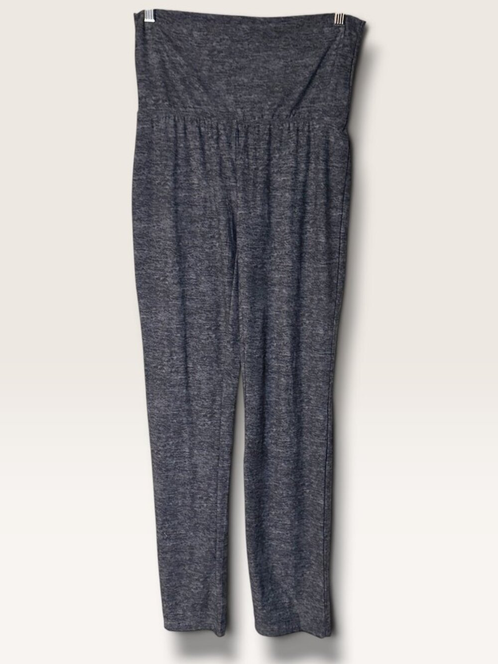 Bobbie Brooks Ladies High-Waisted Gray Lounge Pants M Soft Stretch Fabric Relaxe